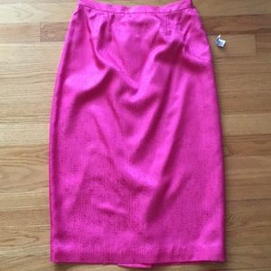 Adrianna Papéll Silk Pencil Skirt